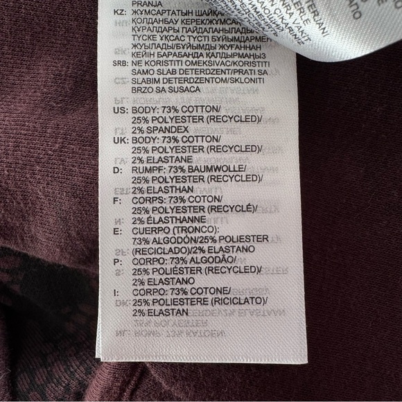 Adidas Stella McCartney HeartRacer Burgundy/Brown Athletic Moto Jacket Medium - Picture 12 of 12